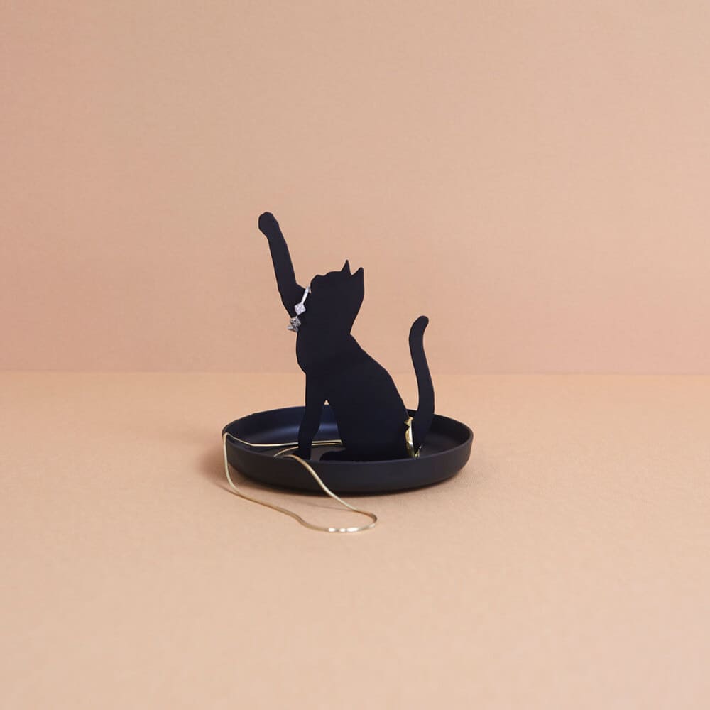 porte bagues chat
