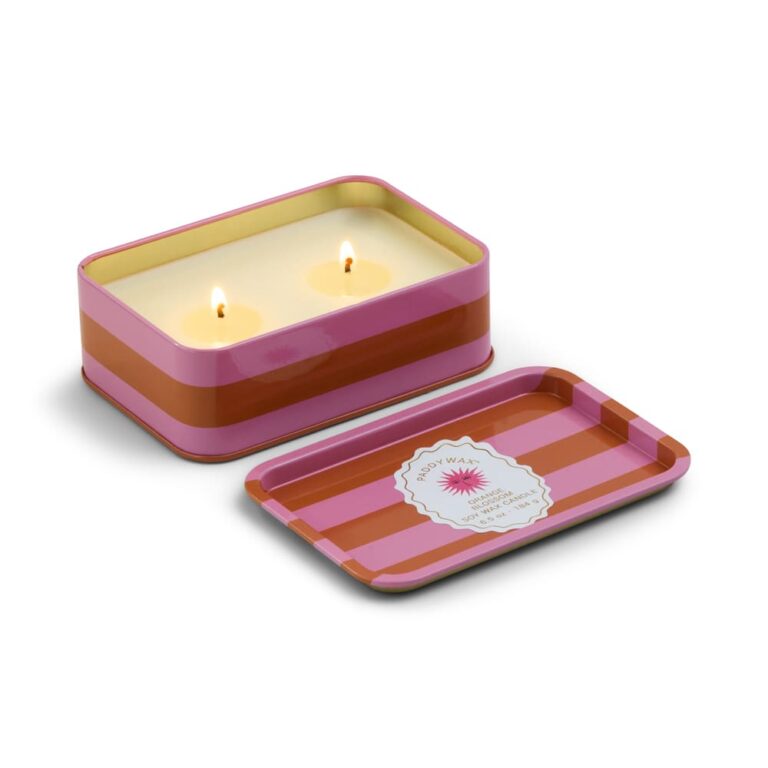 bougie boite métal a dopo paddywax fleur d'oranger