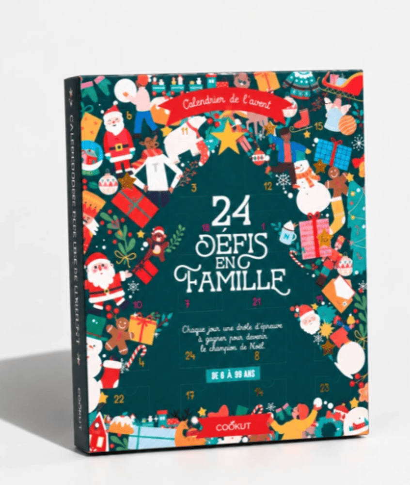 calendrier avent 24 défis en famille coockut