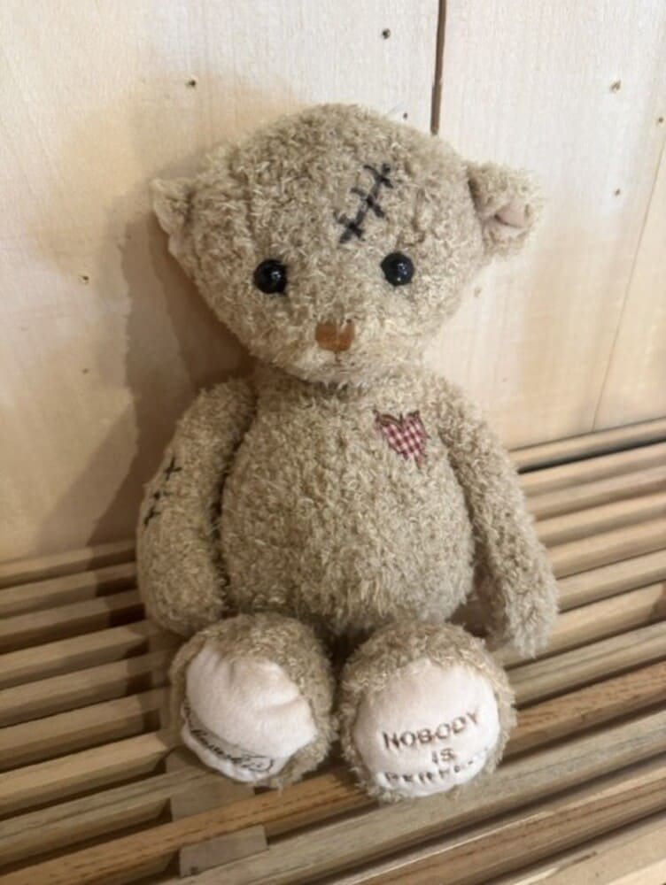 peluche ourson nobody's perfect bukowski