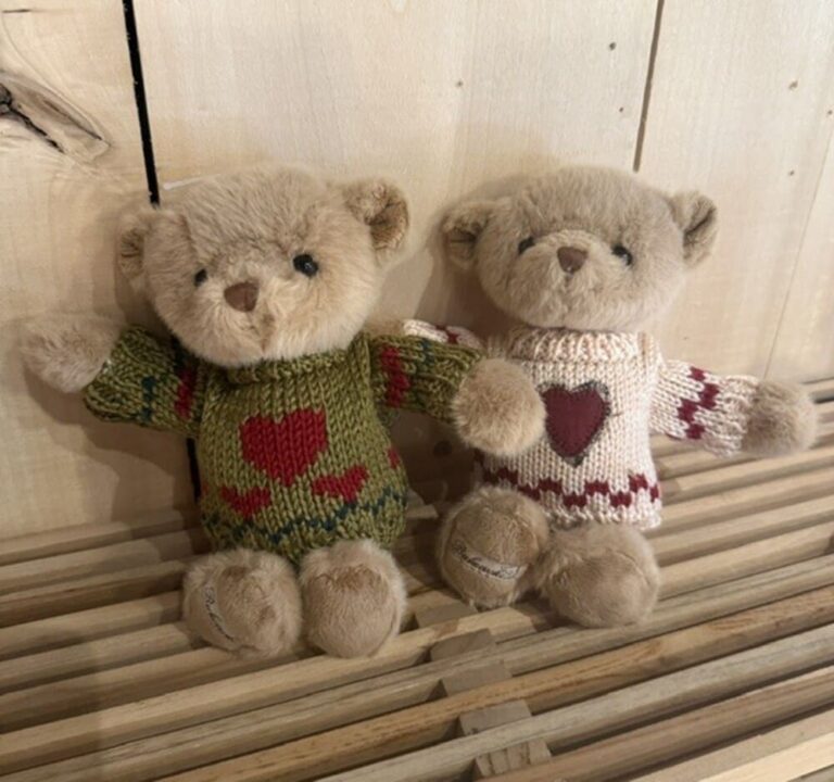 Peluche ourson - My Sweetheart - Bukowski - 2 couleurs au choix